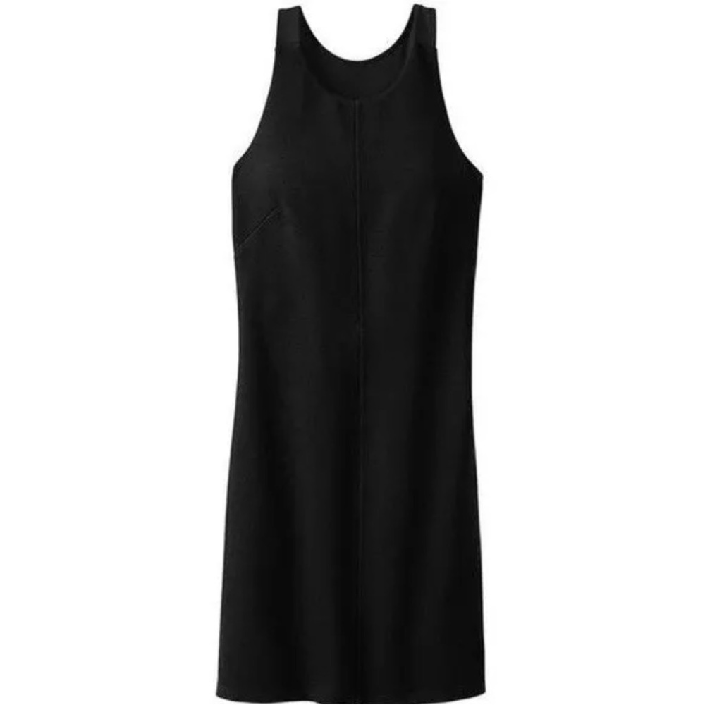 Athleta Black Whirlwind Shelf Bra Tank Dress Size Small EUC